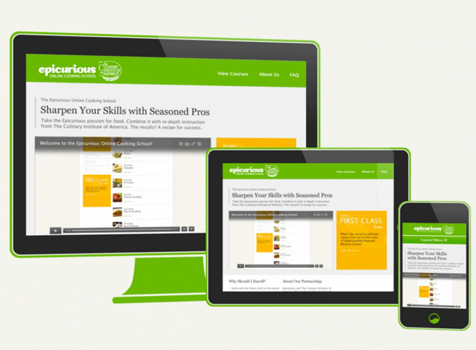 Epicurious.com Online Cooking School with The Culinary Institute of America